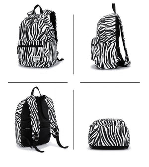 Zebra Backpack with USB