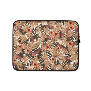 Orange Floral Laptop Case - Laptop Bags Australia