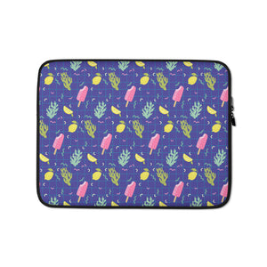 Purple Lemon Sorbet Laptop Case - Laptop Bags Australia