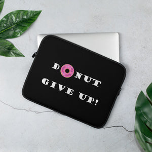 Donut Give Up Laptop Case - Laptop Bags Australia