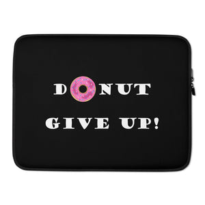 Donut Give Up Laptop Case - Laptop Bags Australia