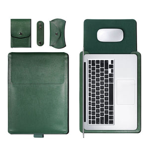 Leather Sleeve Set With Support Frame for MacBook 15-inch - Laptop Bags Australia