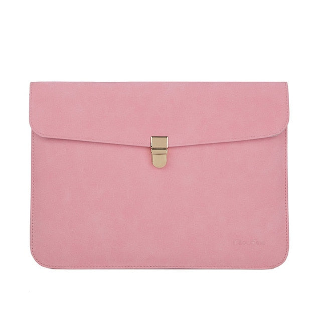 Eliza Leather Laptop Sleeve Set - Laptop Bags Australia