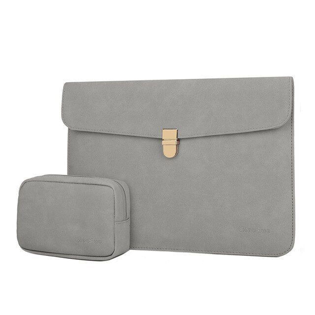 Eliza Leather Laptop Sleeve Set - Laptop Bags Australia