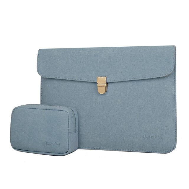 Eliza Leather Laptop Sleeve Set - Laptop Bags Australia