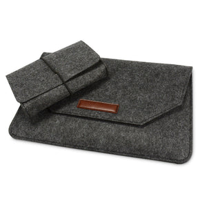 Merino Wool Laptop Sleeve 15-inch Set - Laptop Bags Australia