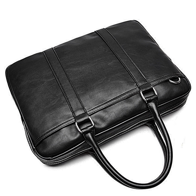 The Agent Leather Laptop Briefcase LAPTOP BAG Laptop Bags Store